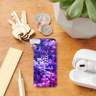 Forget me not keychain