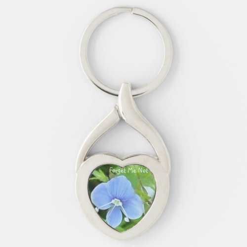 Forget Me Not Keychain