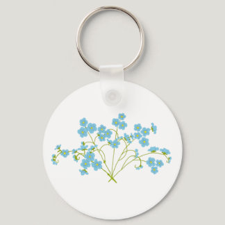 Forget Me Not  Keychain