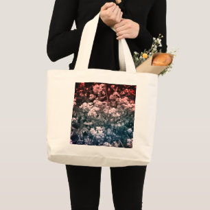 forget me not large tote bag