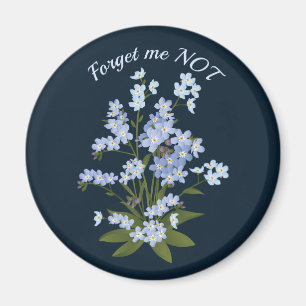 Forget me not  magnet