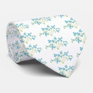 Forget Me Not Neck Tie