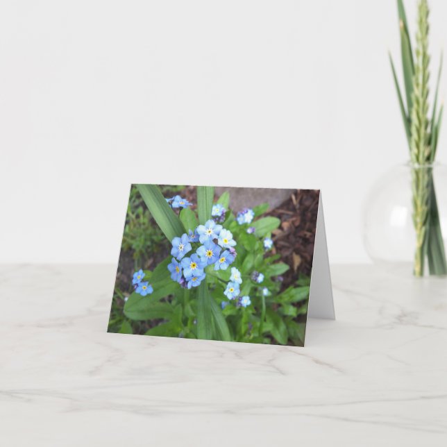 Forget Me Not Note Card (Front)