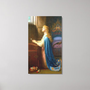 'Forget me Not' (oil on canvas) Canvas Print