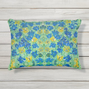Forget-Me-Not Outdoor Accent Pillow 12"x16"