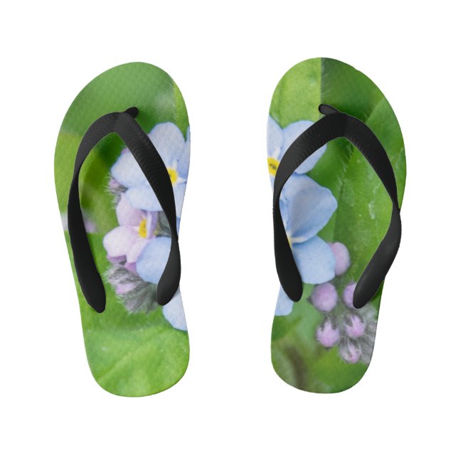 Forget-me-not, Pair of Flip Flops (Footbed)