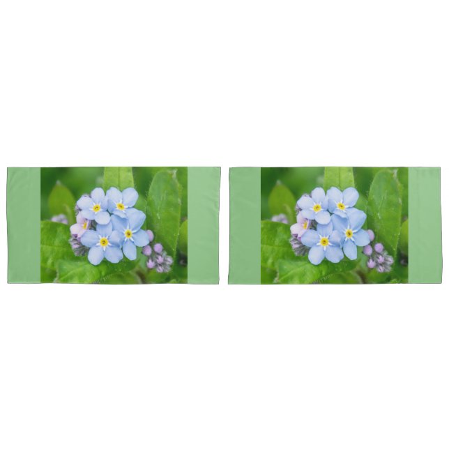 Forget-me-not,  pillow case (Front-Set)