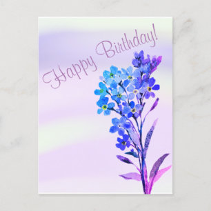 Forget me not  postcard