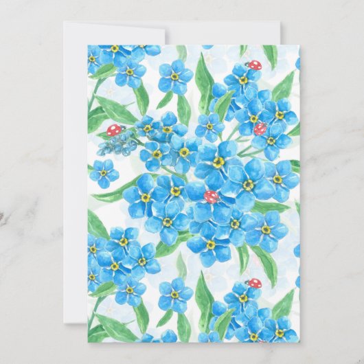 Forget me not seamless pattern (Front)