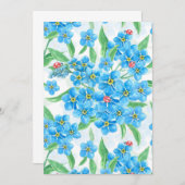 Forget me not seamless pattern (Front/Back)