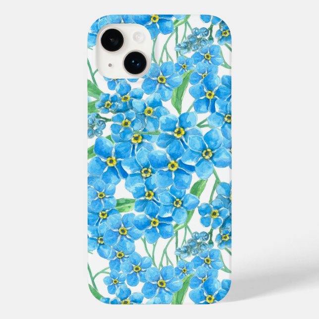 Forget me not seamless pattern Case-Mate iPhone case (Back)