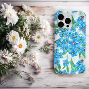 Forget me not seamless pattern Case-Mate iPhone 14 pro max case