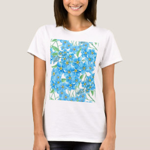 Forget me not seamless pattern T-Shirt