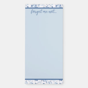 forget ,me not shopping list magnetic notepad