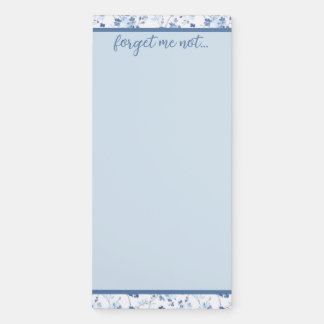 forget ,me not shopping list magnetic notepad