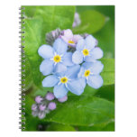 Forget-me-not, Spiral Photo Notebook