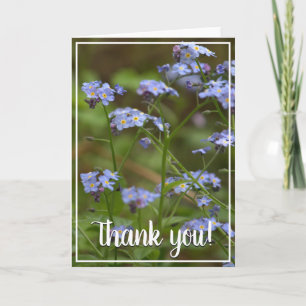 Forget-Me-Not Thank You Card