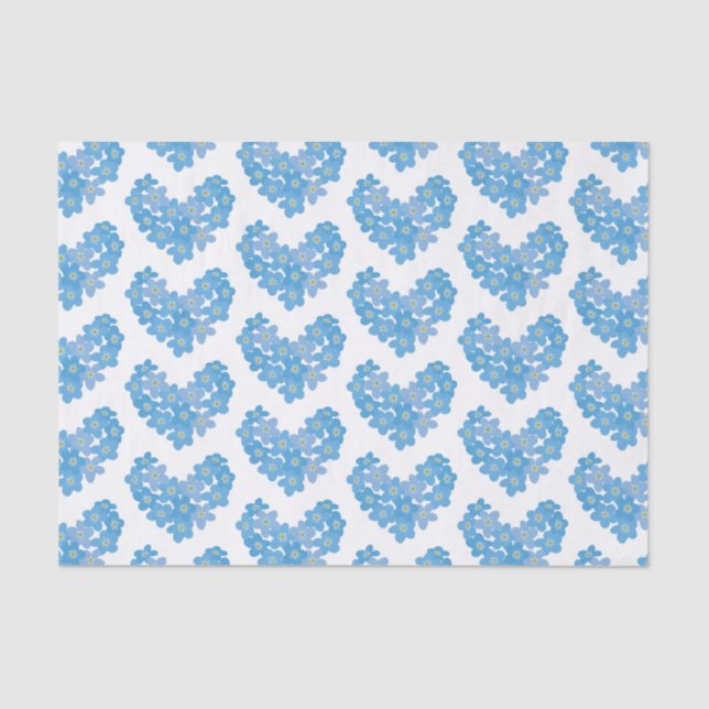 Forget me not tissue paper (Front)