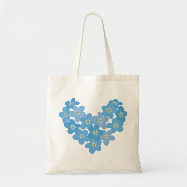 Forget me not - Transparent Tote Bag (Front)