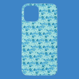 Forget me not vintage pattern iPhone / iPad case