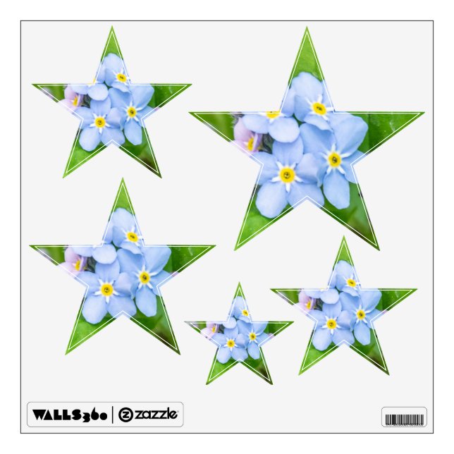 Forget-me-not, Wall Decal (Front)
