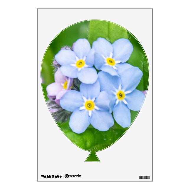 Forget-me-not, Wall Decal (Front)