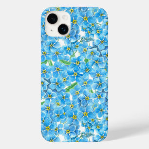 Forget me not watercolor Case-Mate iPhone 14 plus case