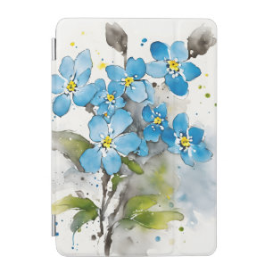 Forget-me-not - Watercolor flowers iPad Mini Cover