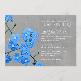 Forget-Me-Not Wedding Invitations