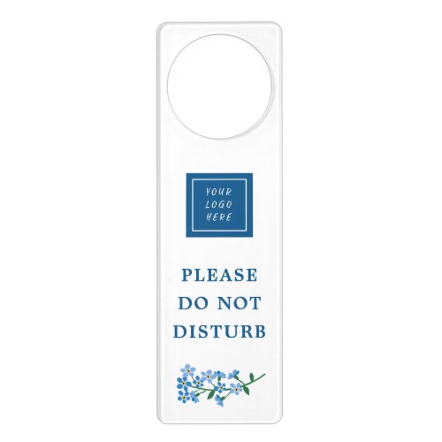 Forget Me Not Your Logo Do Not Disturb Door Hanger