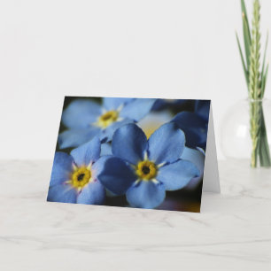 Forget Me-Nots 7 Birthday Card