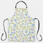 Forget-me-nots and cornflowers apron