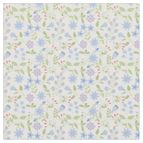 Forget_me_nots and cornflowers fabric