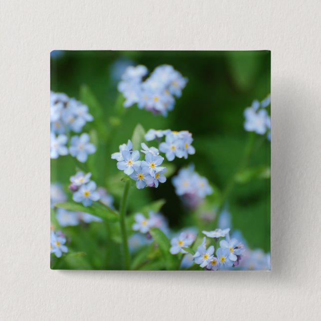 Forget Me Nots Button (Front)