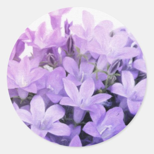 Forget Me Nots Classic Round Sticker