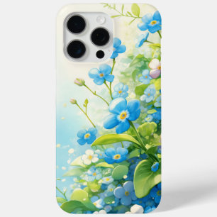 Forget-Me-Nots Garden of Memories iPhone 15 Pro Max Case