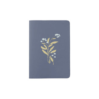 Forget Me Nots Passport Holder