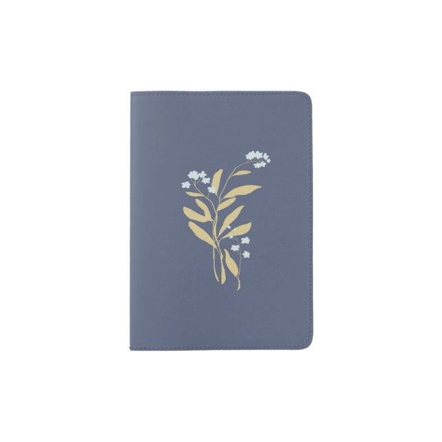 Forget Me Nots Passport Holder (Front)