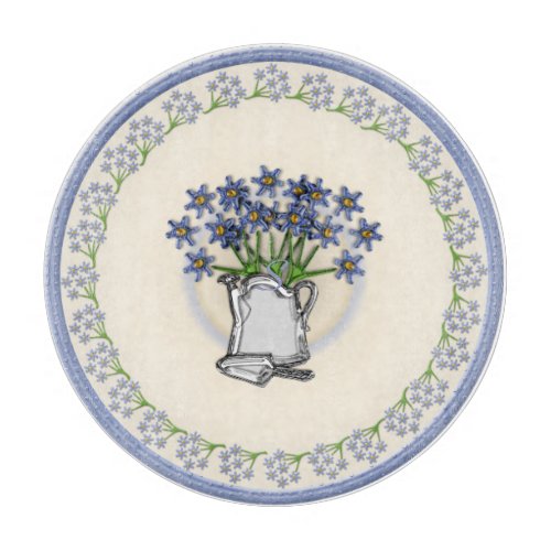 Forget_Me_Nots Planter Monogrammed Charcuterie  Cutting Board