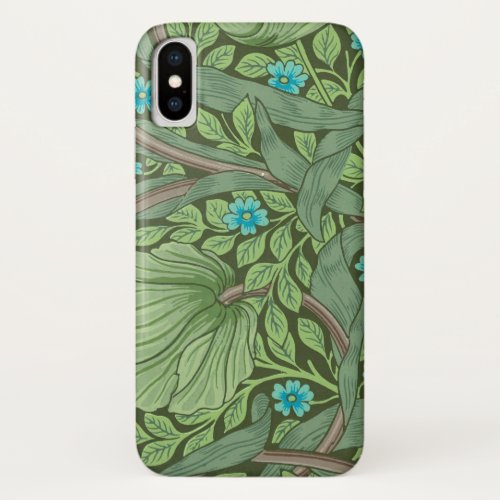 Forget_Me_Nots Wallpaper by William Morris iPhone XS Case