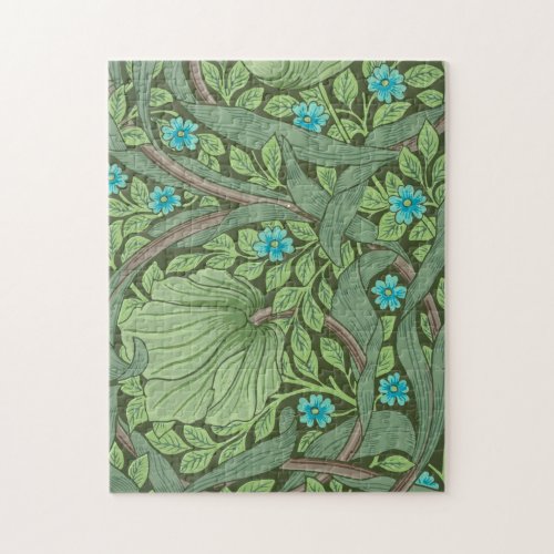 Forget_Me_Nots Wallpaper by William Morris Jigsaw Puzzle