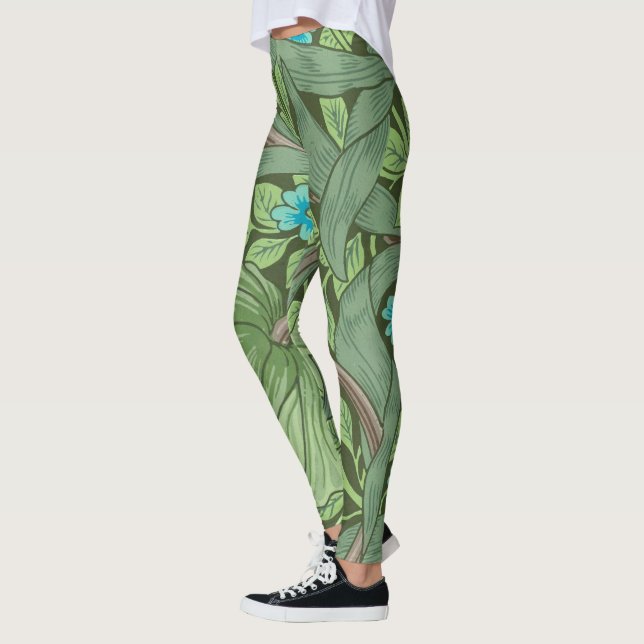 Forget-Me-Nots, Wallpaper by William Morris Leggings (Left)