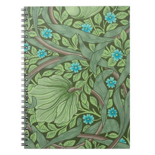 Forget_Me_Nots Wallpaper by William Morris Notebook