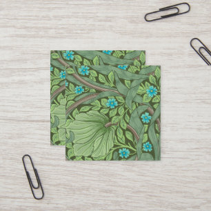 Forget-Me-Nots, Wallpaper by William Morris Square Business Card