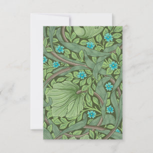 Forget-Me-Nots, Wallpaper by William Morris Thank You Card