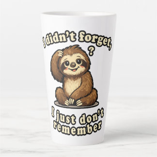 Forget or Remember Latte Mug