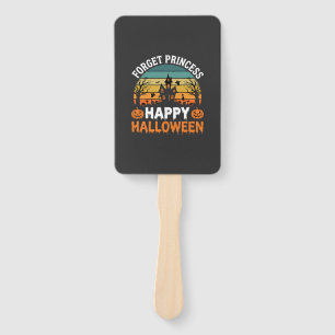 Forget Princess Happy Halloween Haunted House Desi Hand Fan