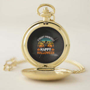 Forget Princess Happy Halloween Haunted House Desi Pocket Watch