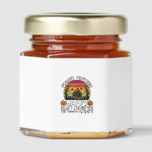 Forget Princess Happy Halloween Haunted House Pump Honey Jar Favors