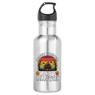 Forget Princess Happy Halloween Haunted House Pump Stainless Steel Water Bottle